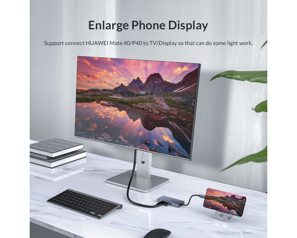 Докинг станция Orico Docking Station Type-C Power Distribution 60W - HDMI 13