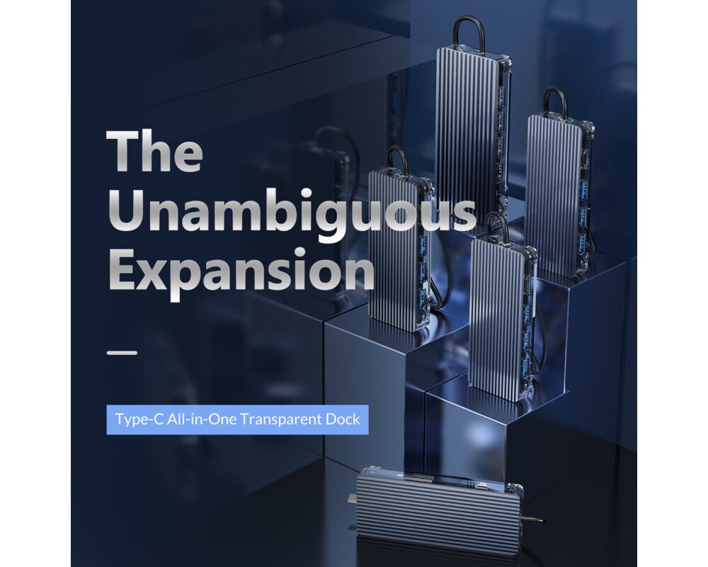 Докинг станция Orico Type-C Docking Station Power Distribution 3.0 100W - HDMI 6