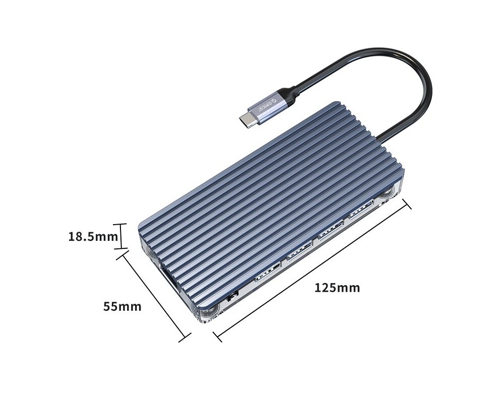Докинг станция Orico Type-C Docking Station Power Distribution 3.0 100W - HDMI 2