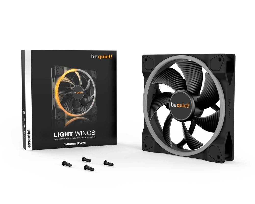 Вентилатор be quiet! LIGHT WINGS 140mm PWM 8