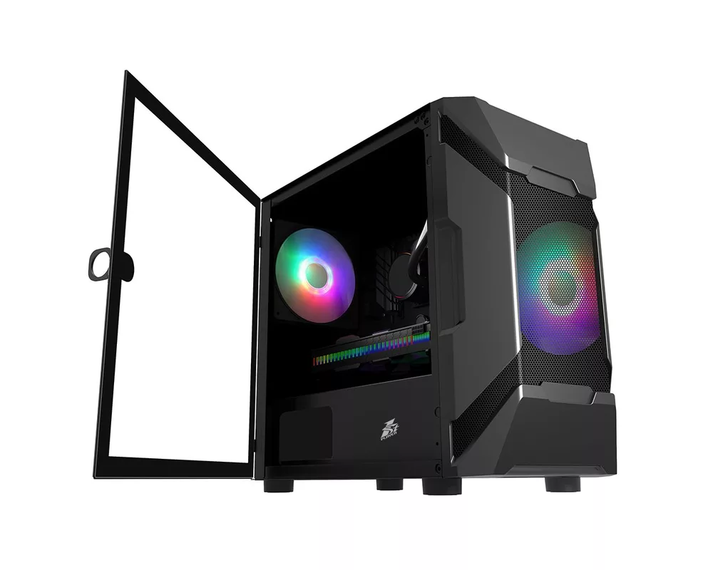 Кутия 1stPlayer компютърна Gaming mATX - D3 RG... 4