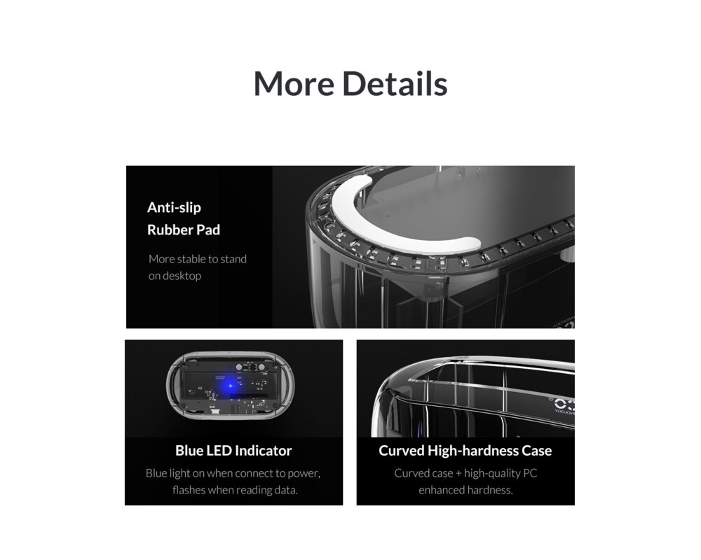 Аксесоар за съхранение Orico докинг станция Storage - HDD/SSD Dock - 2.5 and 3.5 inch Type-C 15