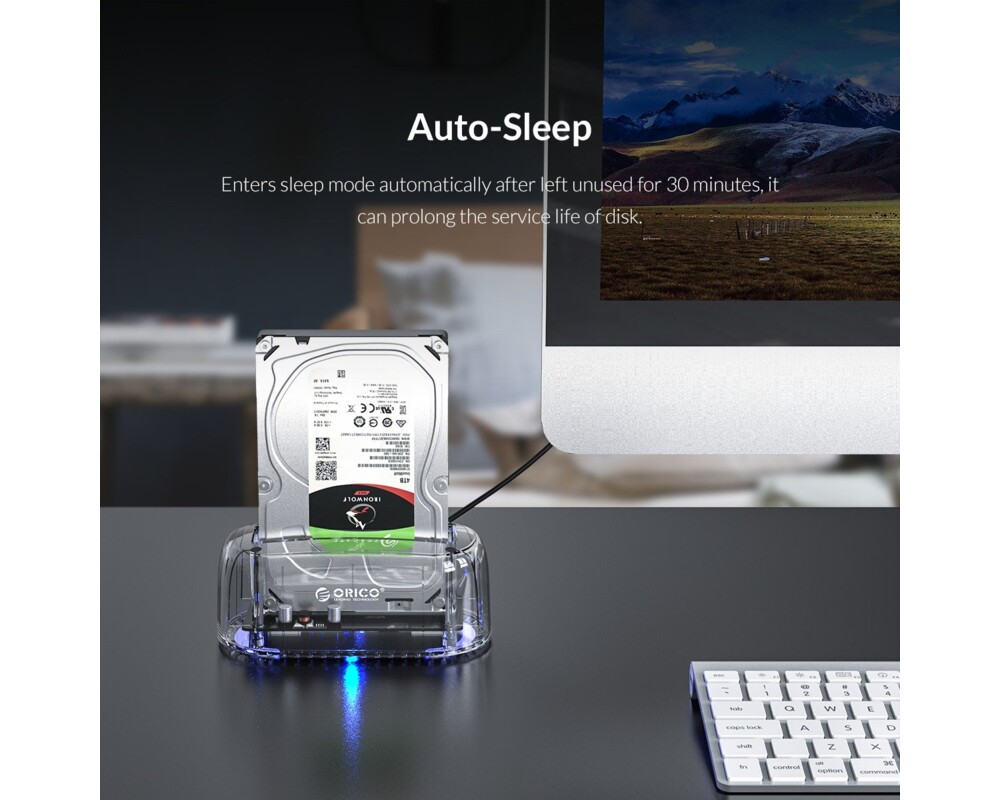 Аксесоар за съхранение Orico докинг станция Storage - HDD/SSD Dock - 2.5 and 3.5 inch Type-C 14