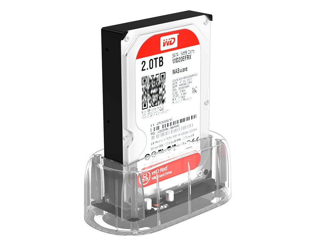 Аксесоар за съхранение Orico докинг станция Storage - HDD/SSD Dock - 2.5 and 3.5 inch Type-C 3