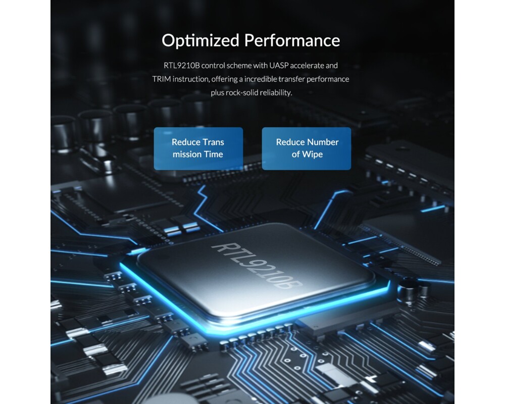 Аксесоар за съхранение Orico външна кутия за диск Storage - Case - M.2 NVMe/SATA M/B key - USB3.1 Type-C Gen.2 10Gbps 10