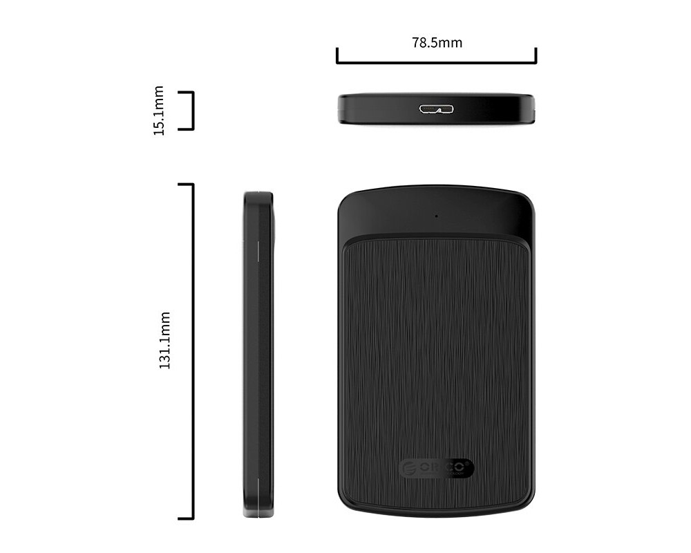 Аксесоар за съхранение Orico кутия за диск Storage - Case - 2.5... 8