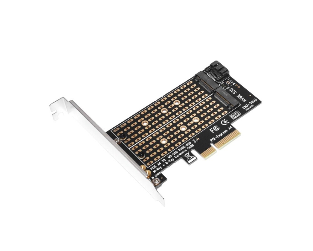 Аксесоар за съхранение Makki Адаптер M2 SSD NVMe+SATA 2