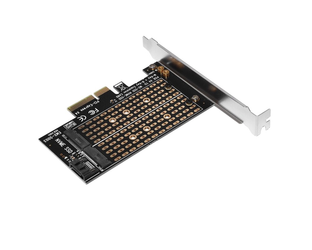 Аксесоар за съхранение Makki Адаптер M2 SSD NVMe+SATA 5