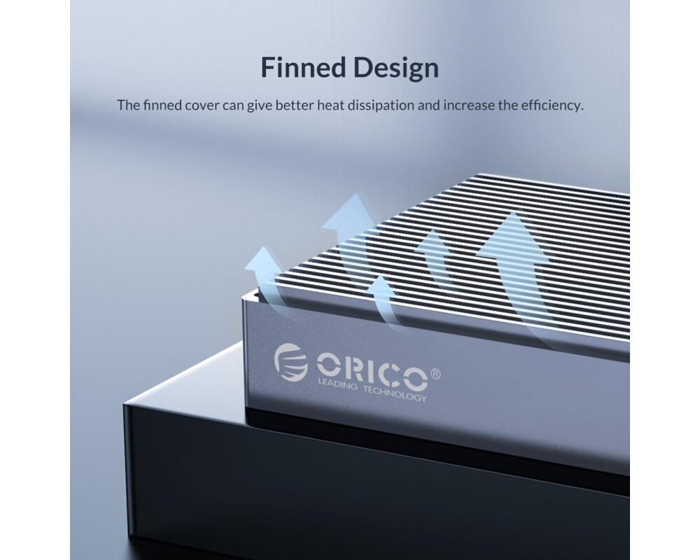 Аксесоар за съхранение Orico външна кутия за два диска Storage - Case - 2 x M.2 Dual Protocol NVMe+SATA 9