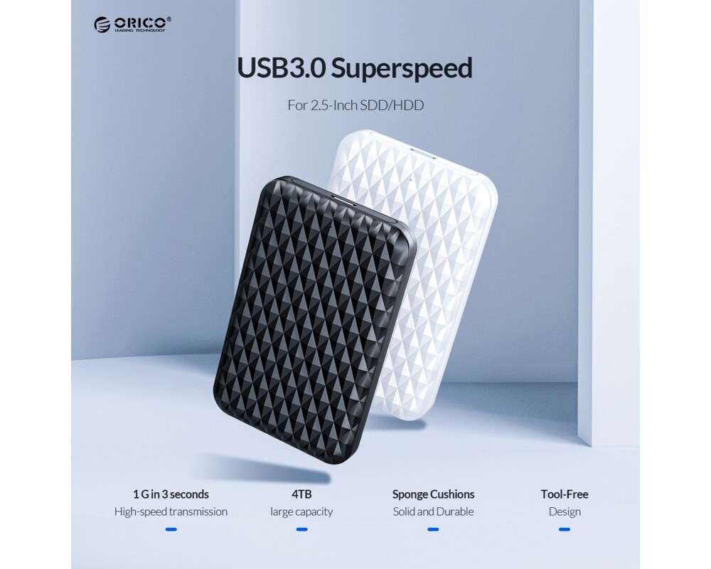 Аксесоар за съхранение Orico кутия за диск Storage - Case - 2.5... 7