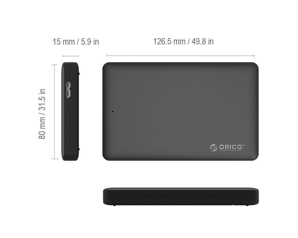 Аксесоар за съхранение Orico външна кутия за диск Storage - Cas... 5
