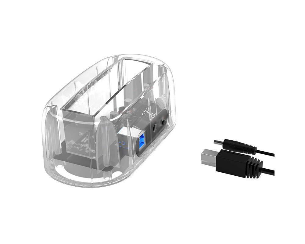 Аксесоар за съхранение Orico докинг станция Storage - HDD/SSD Dock - 2.5 and 3.5 inch USB3.0 3