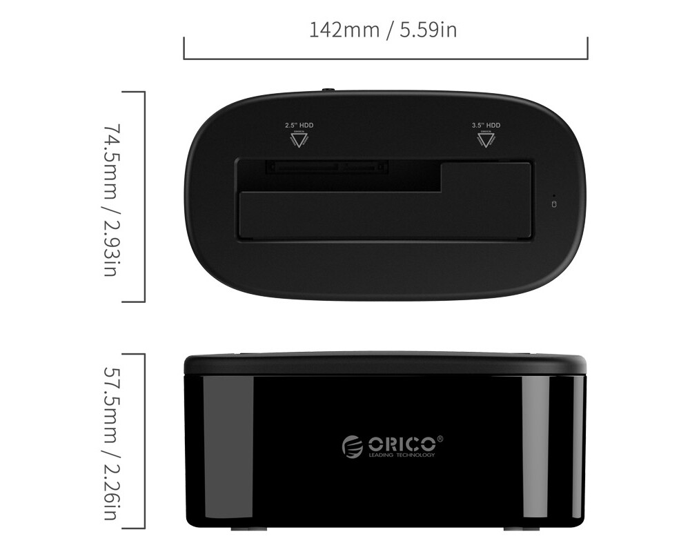 Аксесоар за съхранение Orico докинг станция Storage - HDD/SSD D... 4