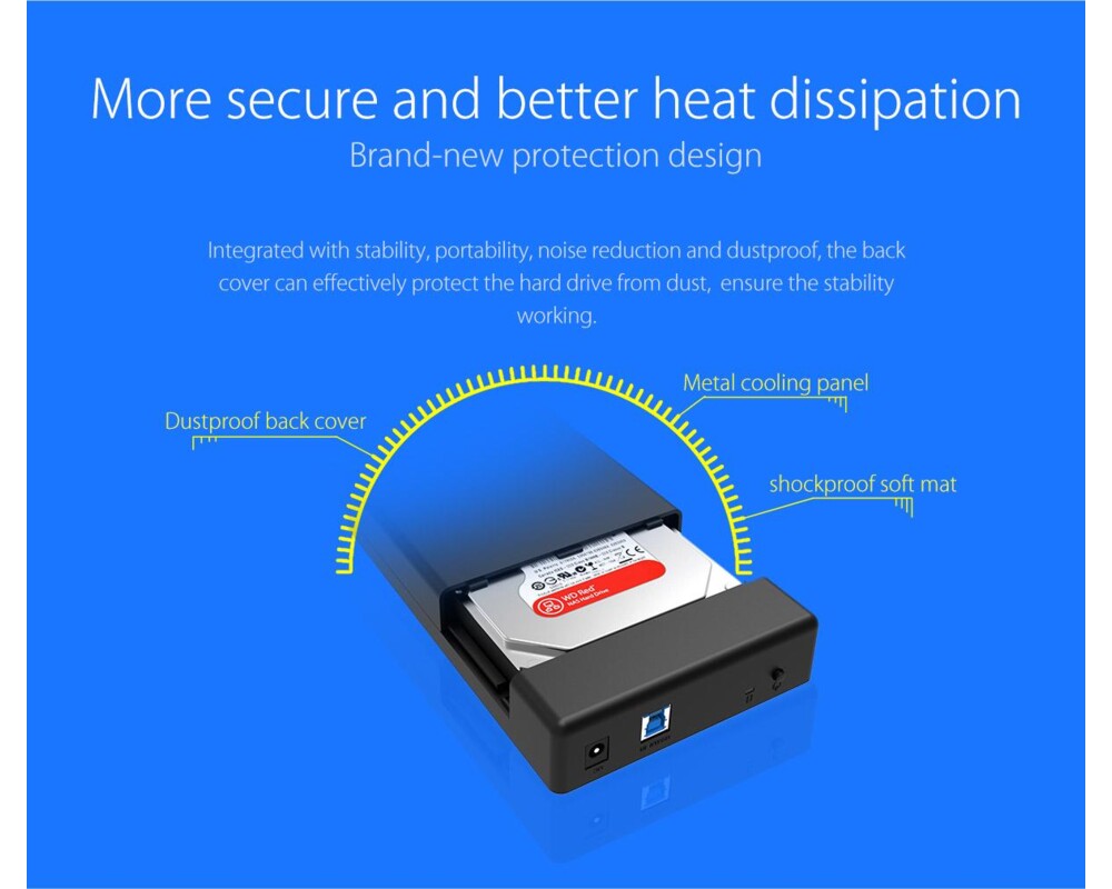 Аксесоар за съхранение Orico кутия за диск Storage - Case - 3.5... 6