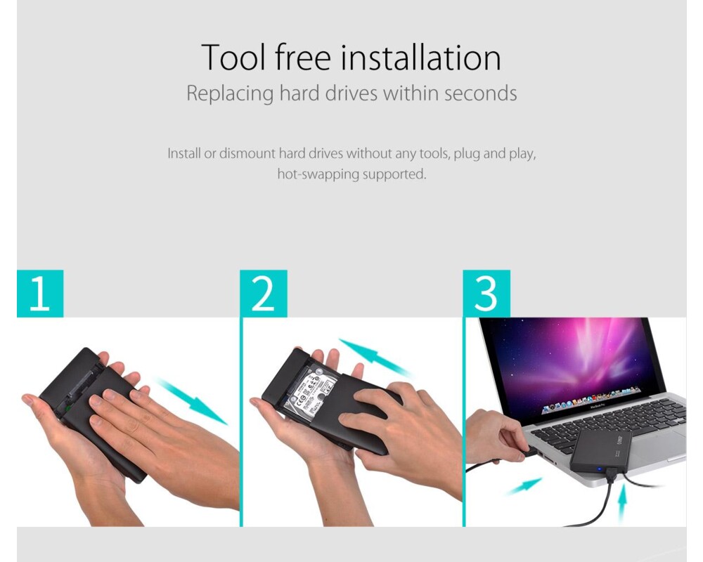 Аксесоар за съхранение Orico кутия за диск Storage - Case - 3.5... 8