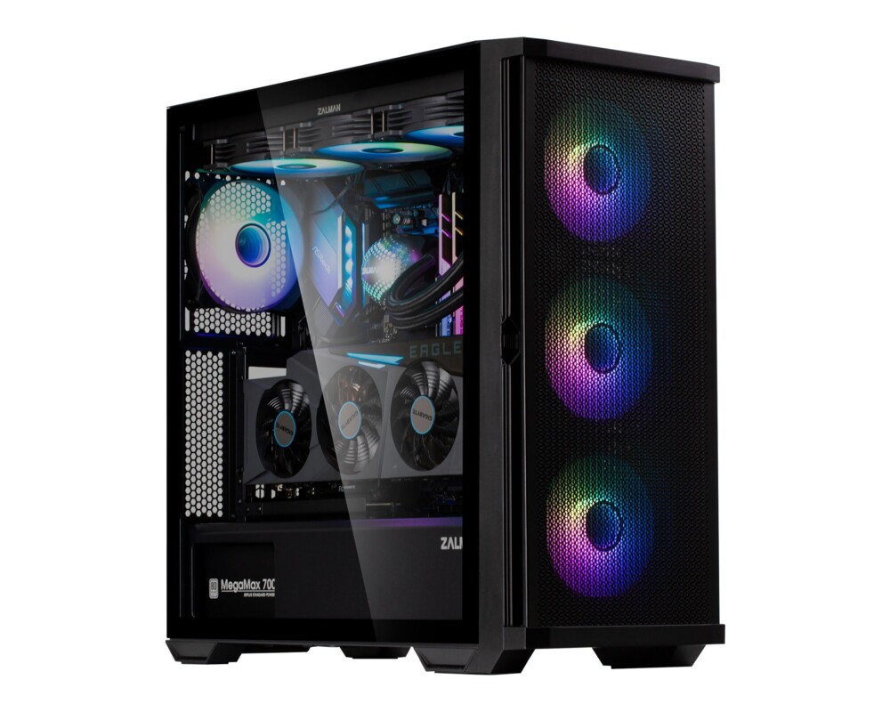Кутия Zalman EATX - Z10 DUO - Mesh/Tempered Gl... 23
