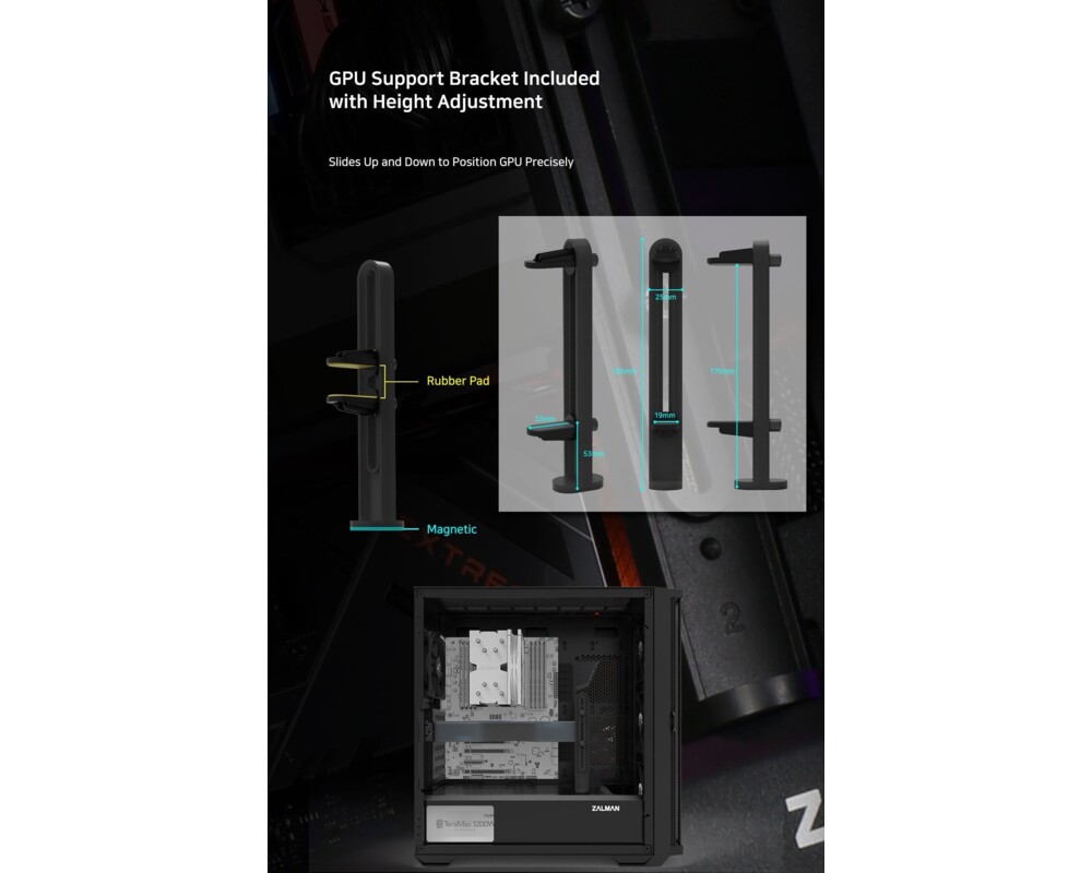Кутия Zalman EATX - Z10 PLUS - Tempered Glass 8