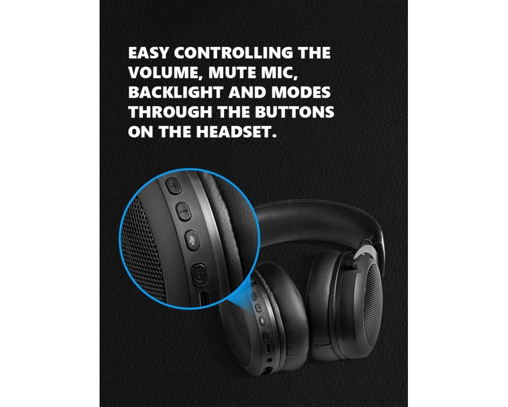 Слушалки Marvo безжични HG9088W - Bluetooth 13