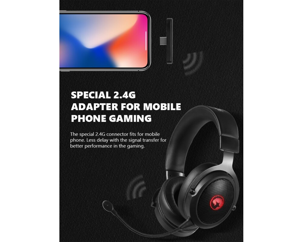 Слушалки Marvo безжични HG9088W - Bluetooth 9