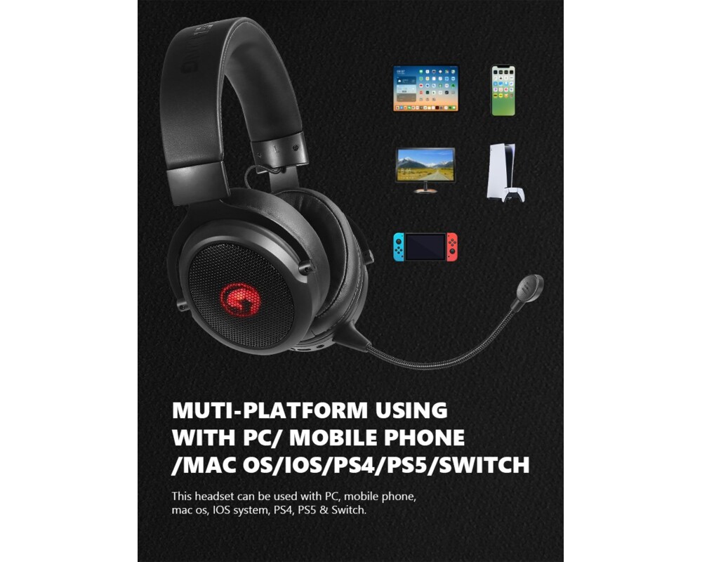 Слушалки Marvo безжични HG9088W - Bluetooth 12