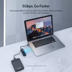 USB хъб Orico USB3.0 HUB 4 port - Type C input 7