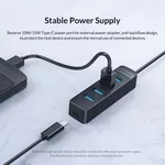 USB хъб Orico USB3.0 HUB 4 port - Type C input 9
