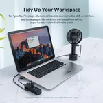 USB хъб Orico USB3.0 HUB 4 port - Type C input 11