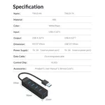 USB хъб Orico USB3.0 HUB 4 port - Type C input 17