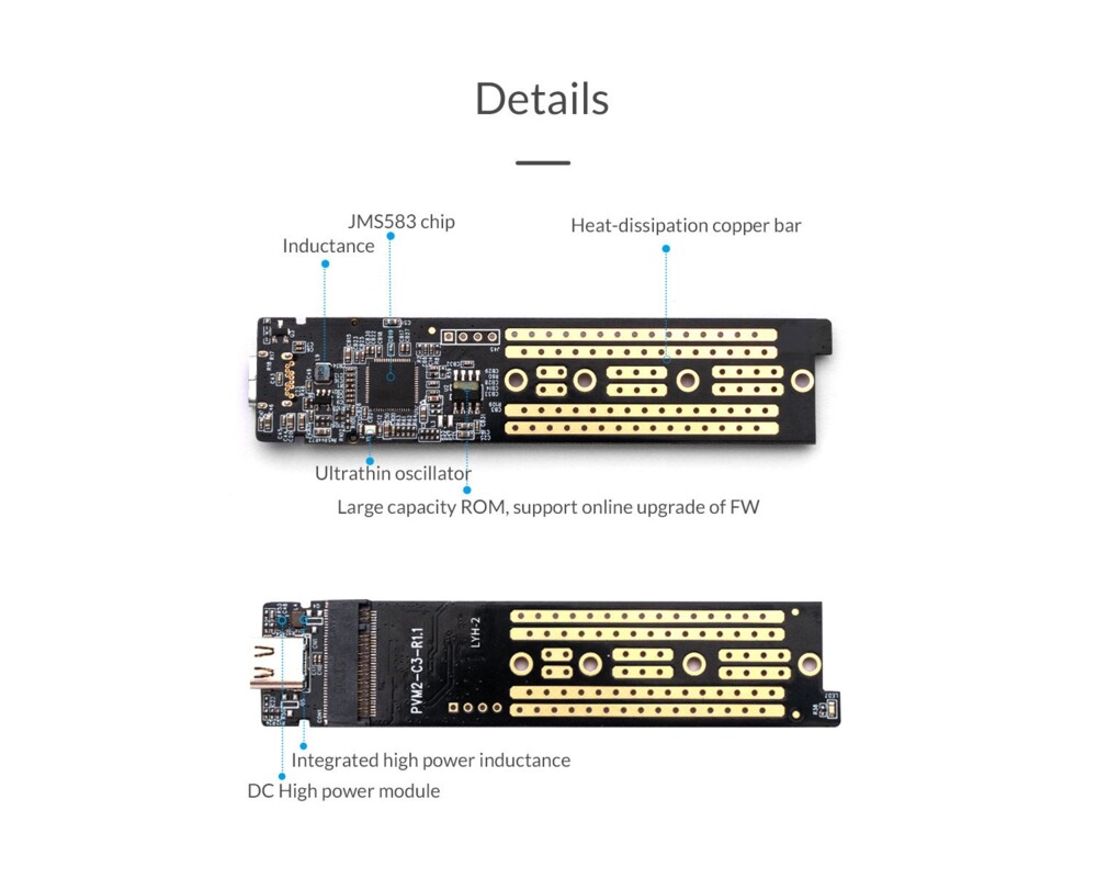 Аксесоар за съхранение Orico външна кутия за диск Storage - Cas... 8