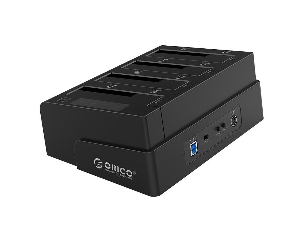Аксесоар за съхранение Orico докинг станция Storage - HDD/SSD Dock/Duplicator - 4x 2.5 and 3.5 inch USB3.0 2