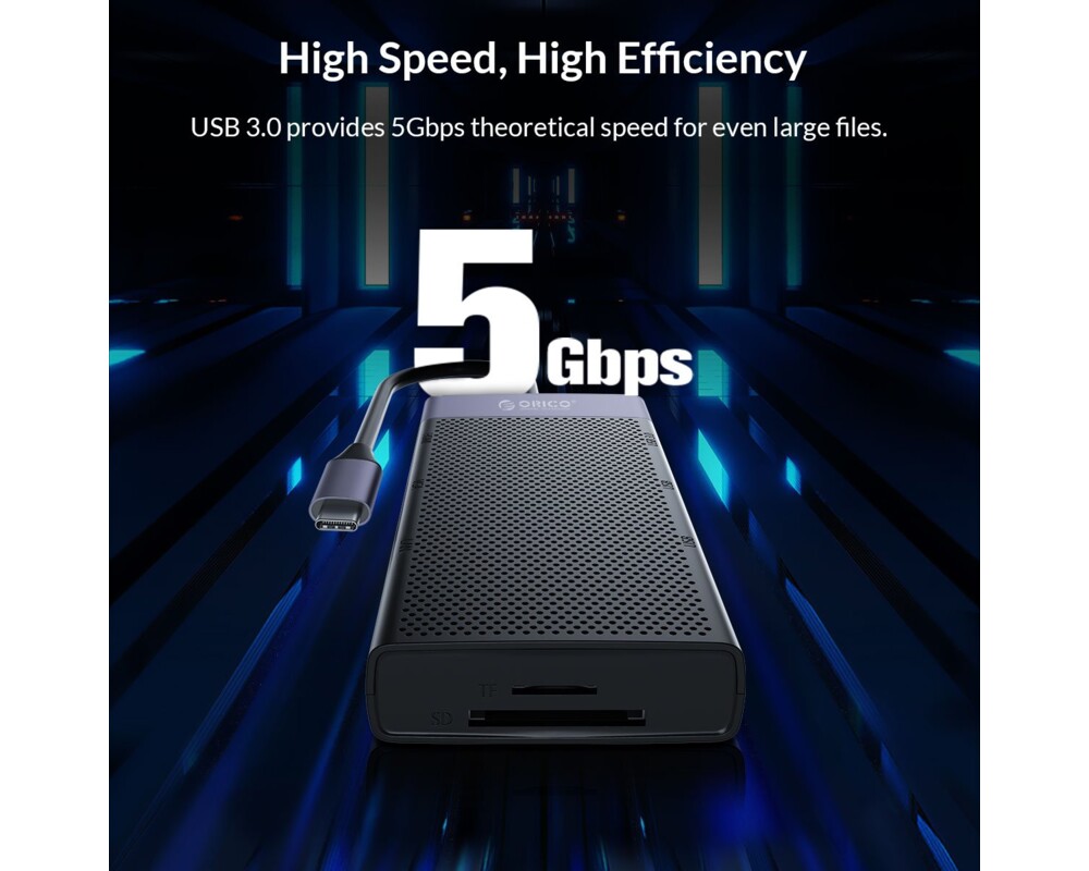 Докинг станция Orico Type-C Docking Station Power Distribution 3.0 87W - HDMI 16