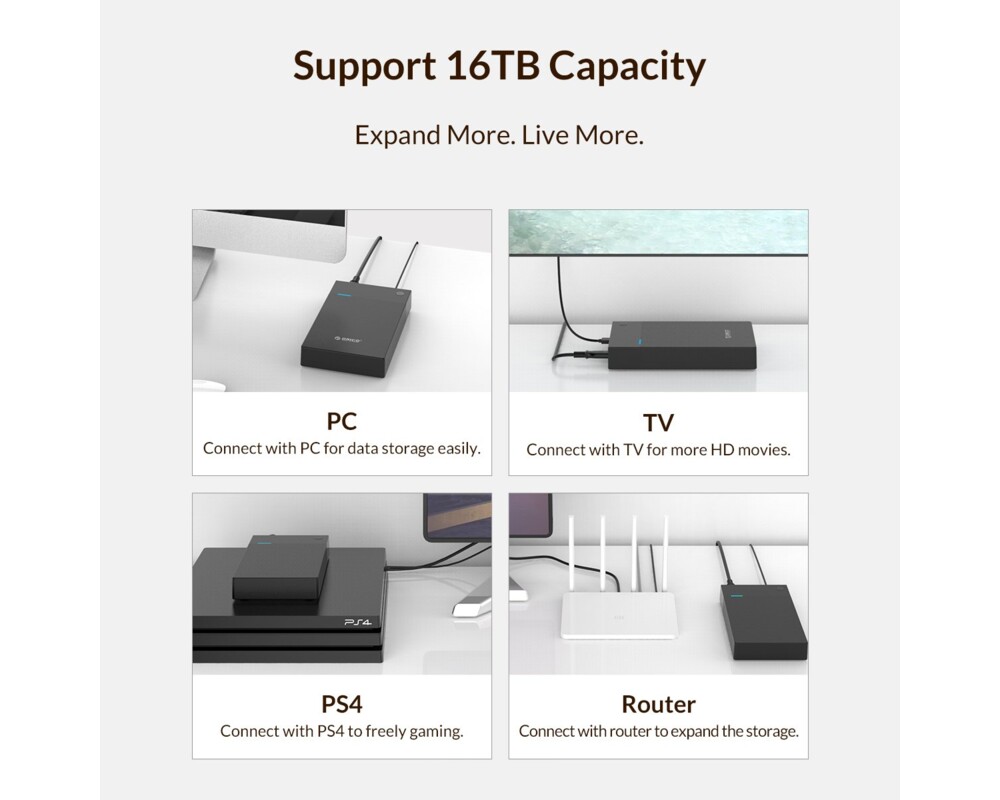 Аксесоар за съхранение Orico кутия за диск Storage - Case - 3.5 inch 9