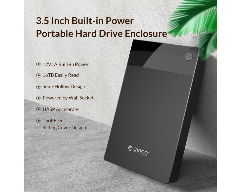 Аксесоар за съхранение Orico кутия за диск Storage - Case - 3.5 inch 6