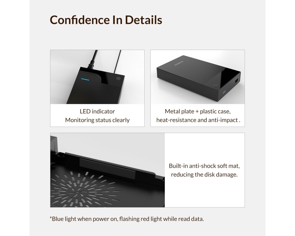 Аксесоар за съхранение Orico кутия за диск Storage - Case - 3.5 inch 12