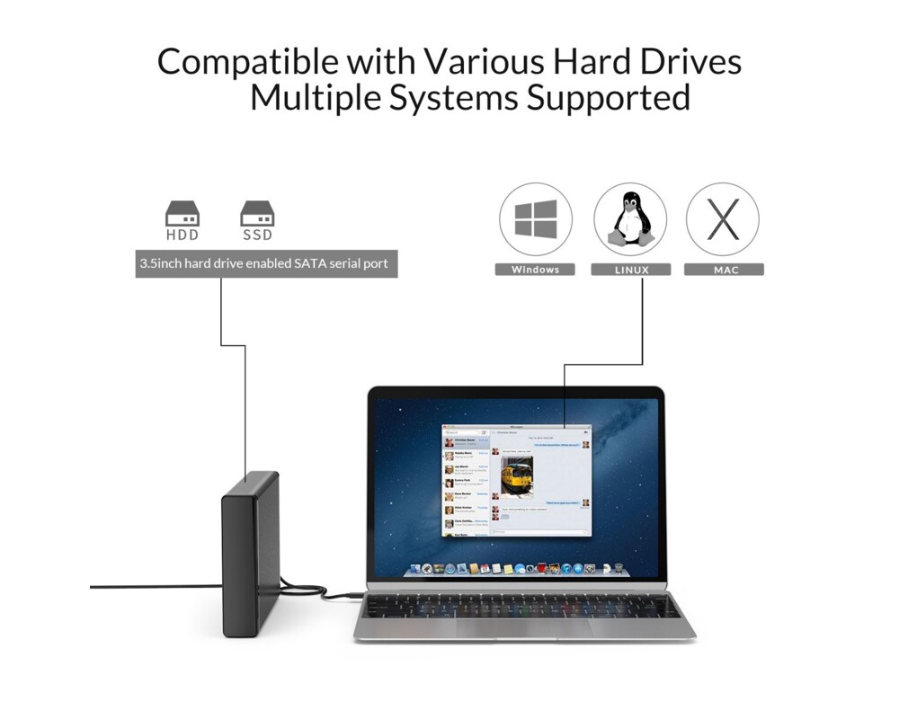 Аксесоар за съхранение Orico кутия за диск Storage - Case - 3.5 inch Vertical 9