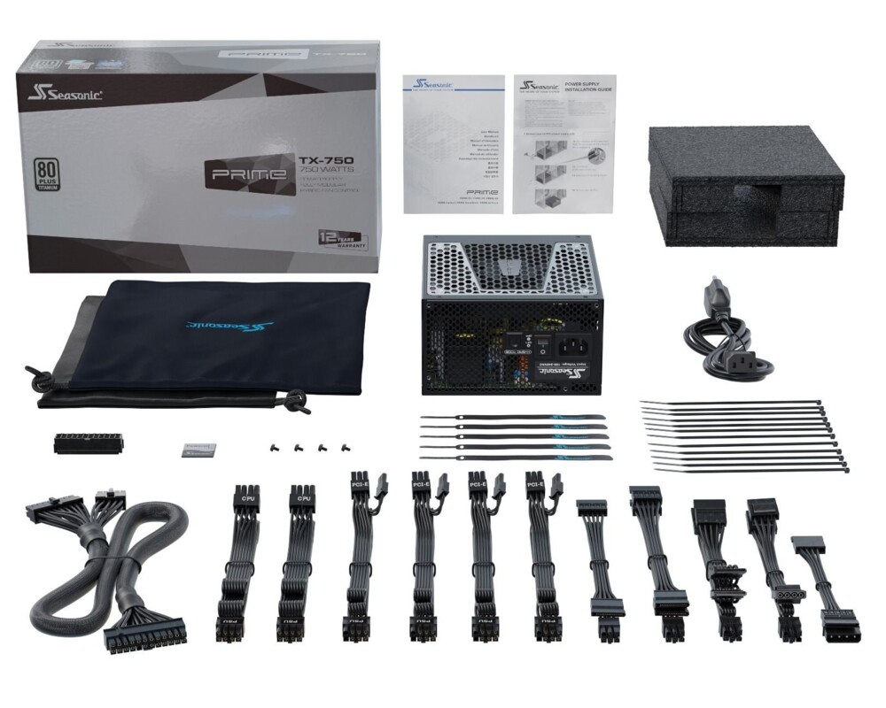 Захранване Seasonic 750W Titanium - PRIME TX-750- S... 4