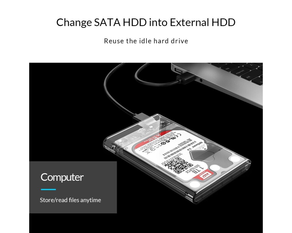 Аксесоар за съхранение Orico външна кутия за диск Storage - Cas... 7