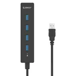 USB хъб Orico USB3.0 HUB 4 port black - W8PH4-U3... 4