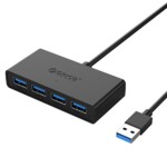 <span>USB хъб</span> Orico USB3.0 HUB 4 port <span class='catalog-num-in-name'>G11-H4-U3-10-BK-EP</span> - 