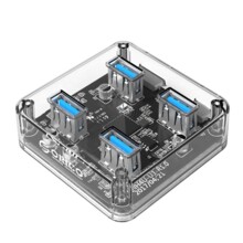  Orico USB3.0 HUB 4 port transparent 584981 MH4U-U3-10-CR на топ цена - PIC.bg