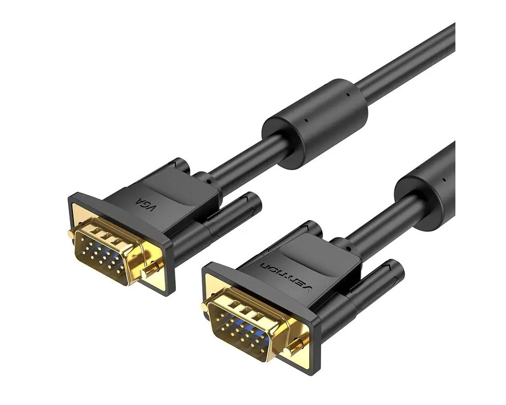 Кабел Vention Кабел за монитор Cable VGA HD15 M / M 2.0m Gold Plated 2