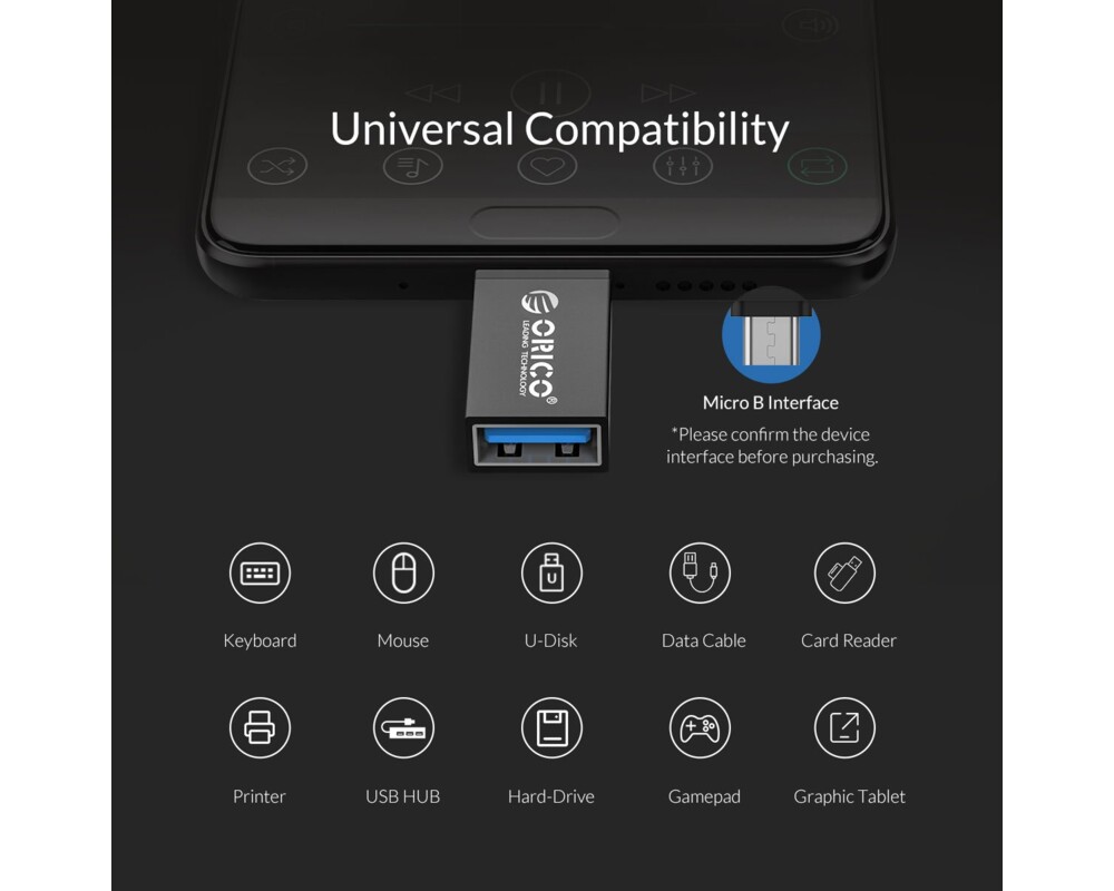 Адаптери Orico преходник Adapter OTG -  USB Micro... 15
