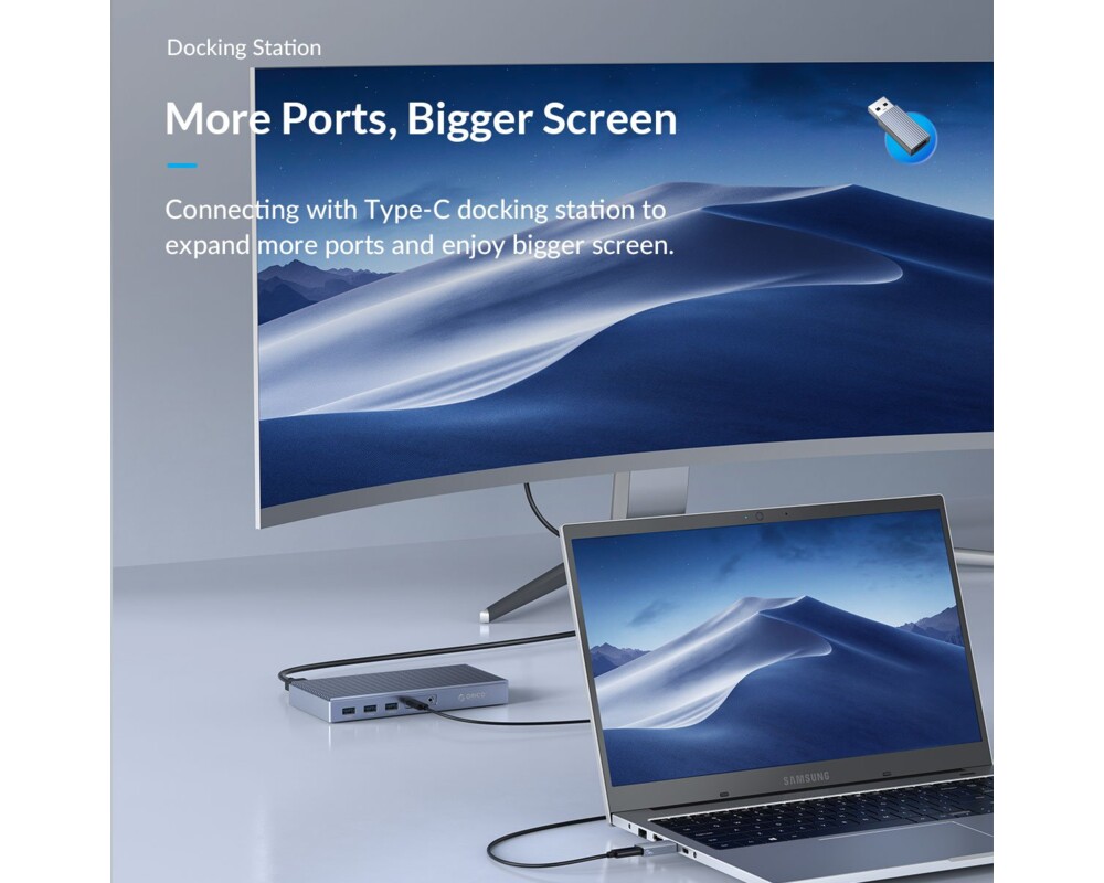 Адаптери Orico Адаптер Adapter USB3.1 to Type-C 8