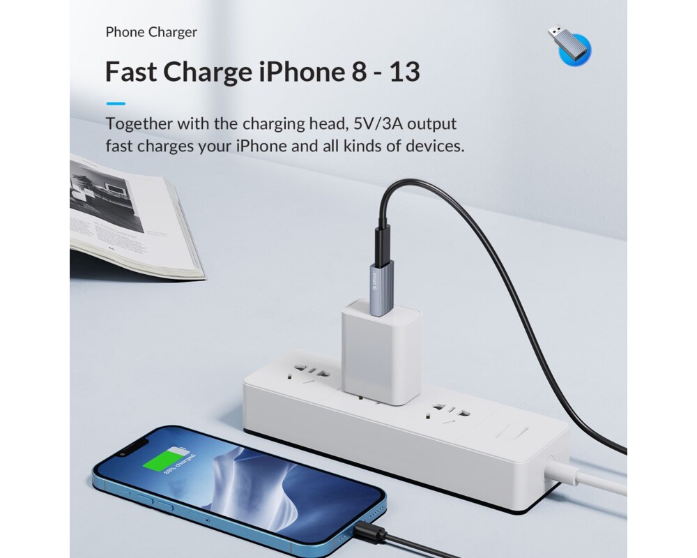 Адаптери Orico Адаптер Adapter USB3.1 to Type-C 9