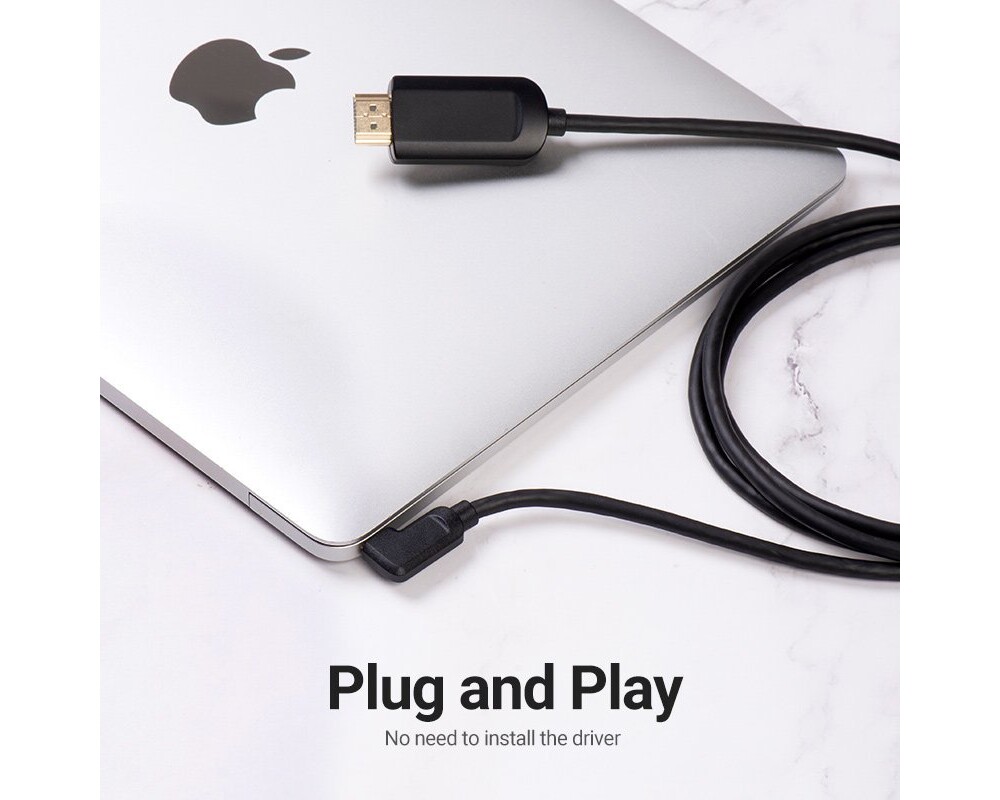 Кабел Vention Кабел Type-C to HDMI Cable Right... 9