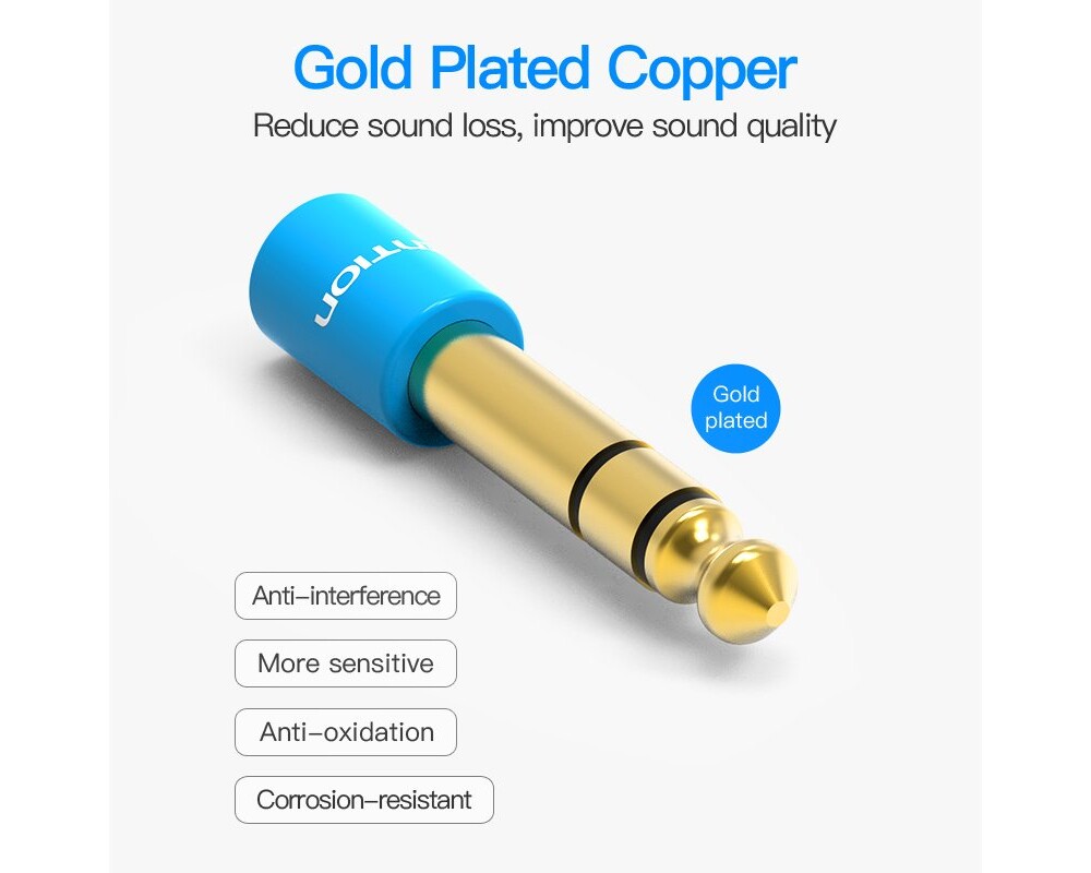 Адаптери Vention адаптер Adapter Audio 6.5mm M /... 4