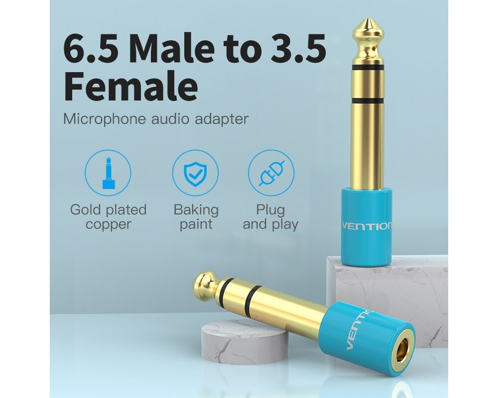 Адаптери Vention адаптер Adapter Audio 6.5mm M /... 2