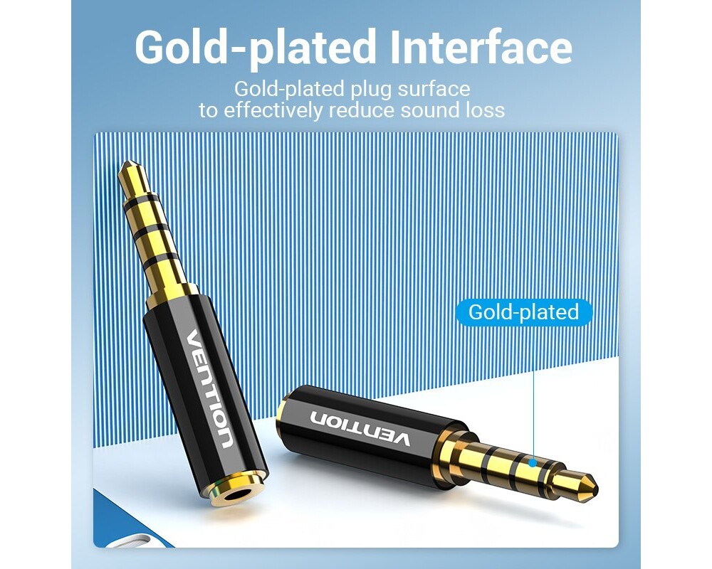 Адаптери Vention адаптер Adapter Audio 3.5mm M /... 8