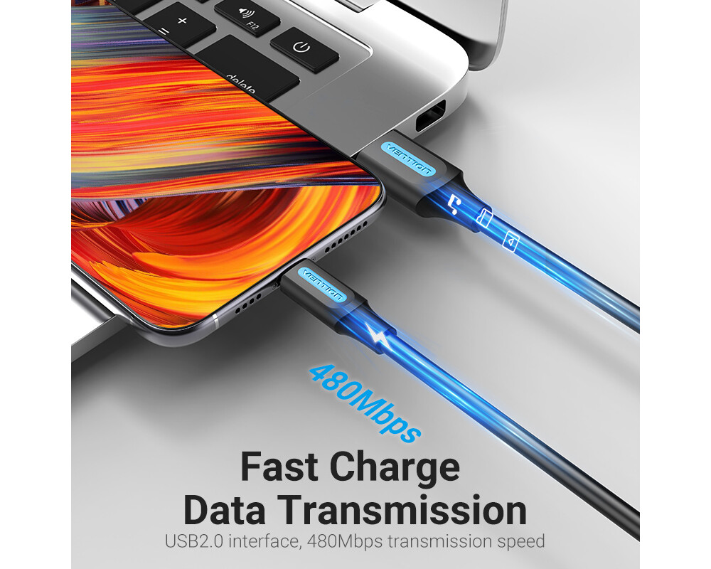 Кабел Vention Кабел USB 3.1 Type-C / USB 2.0 A... 7