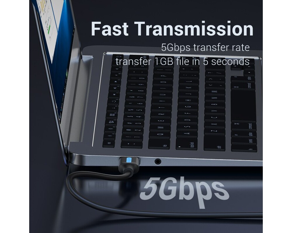 Кабел Vention Кабел USB 3.0 AM / AM - 1.5M Bla... 4